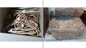 Cintre en rotin façonné à partir de matériel en osier écologique pour accrocher des vêtements et un présentoir de placard du Vietnam - Product Image 6