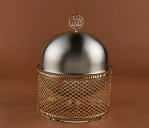 Round Stainless Steel Casserole With Lid Modern Luxury Design Insulated Food Warmer Container Hand Wash Only - Product Image 3