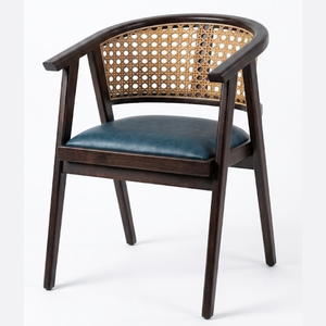 Muebles de jardín hechos de madera de teca y ratán combinados con asiento de espuma suave, diseño moderno y elegante. - Product Image 2