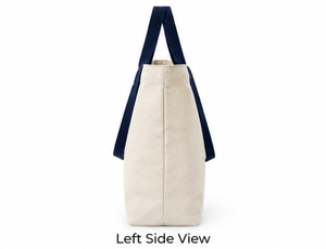 Bolsa de Compras de Lona de Algodón Reciclado al por Mayor, Reutilizable, con Asa Larga de Cinta, Impresión de Logotipo Personalizado, para Playa o Regalo - Product Image 5