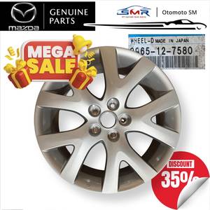 9965127580 Vente chaude Jante en alliage d'aluminium argentée 18x7 1.2J Offset 50 pour Mazda CX-7 ER Pièces d'origine - Product Image 1