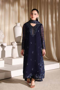 Robe de soirée longue traditionnelle en soie dorée, style chemise, avec broderie perlée, pour mariage, style Inde Pakistan, pour femme, 2026 - Product Image 3