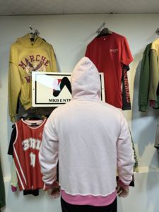 Conjunto Deportivo con Capucha Rosa para Hombre, Manga Larga, Color Sólido, Ropa Casual con Bolsillos Laterales, Cierre con Cordón, Corte Regular para Otoño - Product Image 3