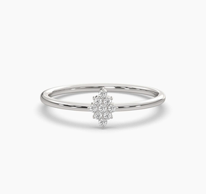 Bague de fiançailles personnalisée en or 14 carats, diamant de laboratoire certifié IGI, taille brillant, solitaire, bijoux fins pour cadeau d'anniversaire - Product Image 2