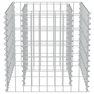 Jardinière surélevée Gabion standard en acier galvanisé argenté - Product Image 5