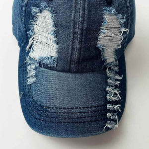 2026 High Quality Customizable Distressed <b>Cap</b> <b>Waterproof</b> Breathable Sports Wear Casual Adjustable <b>Cap</b> - Product Image 4
