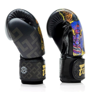 ถุงมือชกมวย Fairtex รุ่นขายดีที่สุด ผลิตตามสั่ง (OEM) หนังพรีเมียม สำหรับคิกบ็อกซิ่ง พิมพ์ลายดิจิตอลตามต้องการ ถุงมือมวยไทย - Product Image 6