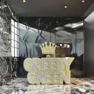 Colgante Hip Hop de Moissanita de Corte Brillante Chapado en Plata 925 de la Mejor Calidad al por Mayor, con Engaste de Bisel y Alto Brillo, Creado en Laboratorio - Product Image 1