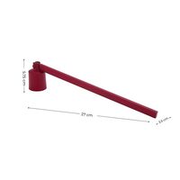Juego de Apagavelas y Cortador de Mechas de Aluminio con Mango Metálico, Herramienta Elegante para el Cuidado de Velas, Decorativa y Coleccionable para el Hogar y Regalos