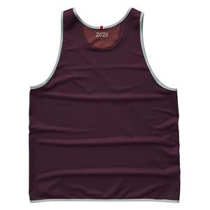 Wholesale Custom Sublimated Knitted Spandex/Polyester Quick Dry Breathable Sports Tank Top Crew Neck <b>Running</b> Marathon Singlets - Product Image 2