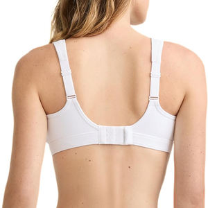 Soutien-gorge de sport haute performance pour femme avec fermeture éclair frontale, bonnets moulés, maille respirante, bretelles larges, grandes tailles, pour la course et la gym - Product Image 4