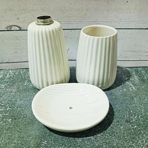 Elegant Ceramic Liquid <b>Soap</b> Pump Dispenser Large 500ml Capacity for Home Bathroom Countertop and Kitchen Sink - Product Image 1