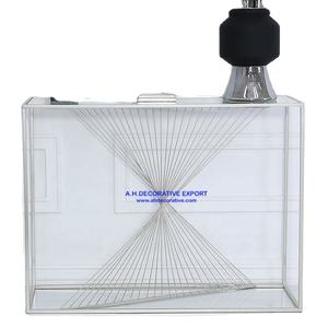 Mesa de consola con espejo, diseño único, escultura decorativa, mesa lateral para sala de estar, en venta - Product Image 1