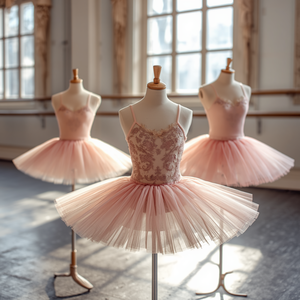 Falda de Ballet para Práctica de Danza, Tutú de Chifón para Entrenamiento - Product Image 3