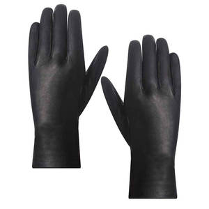 Gants en cuir souple pour hommes, chauds et confortables, élégants, pour l'extérieur, décontractés, à la mode, pour tous les jours, gants d'hiver en cuir pour hommes - Product Image 1
