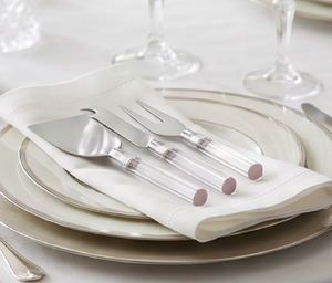 Stainless Steel <b>Cheese</b> <b>Knife</b> <b>Set</b> With Acrylic Handles Dishwasher Safe Tools For Serving Use Kitchenware And Camping Use - Product Image 4