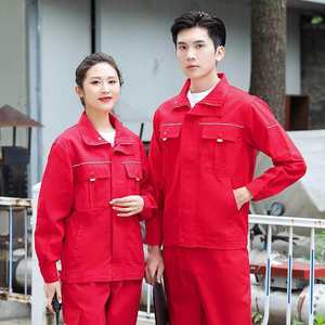 Veste de travail unisexe respirante en pur coton pour le printemps et l'automne, entièrement rembourrée en coton, anti-brûlure, résistante à l'usure sur chantier, pour le travail du bâtiment - Product Image 4