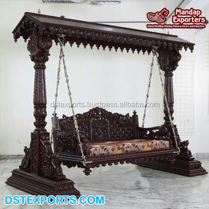 Oonjal de Estilo Indio para Decoración del Hogar, Columpio Tradicional de Estilo Indio para el Hogar, Columpio con Acabado Marrón para el Hogar, Australia - Product Image 6