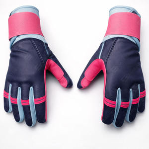 Gants de frappe en cuir blanc WARPRO INDUSTRY, main gauche, respirants, rembourrés, fermeture auto-agrippante, unisexe, équipement d'entraînement pour adultes - Product Image 1