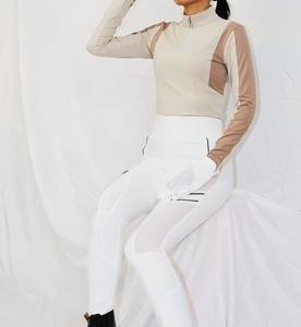 Leggings de Equitación de Alta Calidad para Mujer, Spandex/Poliéster/Nailon, Antideslizantes, al por Mayor, Colores y Logotipo Personalizables - Product Image 4