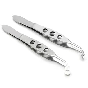 1 unidad Pinza de masaje de acero inoxidable/titanio para glándulas de Meibomio y párpados, herramienta oftálmica, 6 tipos opcionales - Product Image 3