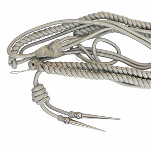 Cordons torsadés en Mylar argenté en gros pour uniformes d'officier, aiguillettes tactiques et accessoires - Product Image 2