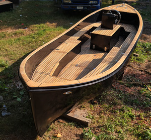Dutch Sloep 7,50 metros bote inflable de lujo elegante diseño de madera de teca vela actividades de ocio fibra de vidrio duradera - Product Image 1