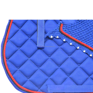 COSTA SPORTS SUPERHERO SPIDERMAN SADDLE PAD with Matching Rhinestone Ear <b>bonnet</b> All-Purpose Horse Saddlepad - Product Image 5
