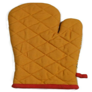 100% Organic Cotton Classic Heat Resistant Oven Mitts Kitchen Gloves Dishwasher Safe Washable Custom Logo Printed Cooking - Product Image 1