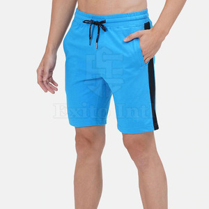 Nouveau style – Short décontracté pour homme 100 % coton, sur mesure, séchage rapide, haute qualité, couleur et logo personnalisables, avec cordon de serrage - Product Image 2