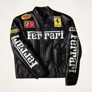 Veste en cuir de course rouge F1 de qualité supérieure |   Écusson d'équipe Motorsport Formula Series haute performance Grand Prix Culture Vivid en gros - Product Image 2