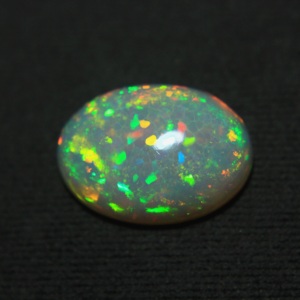 Ópalo de fuego multicolor natural de Etiopía con patrón de panal de abeja, corte ovalado, 14 quilates, 21x15.5x8.5mm, para fabricación de joyas, Gemas Hasnain - Product Image 6