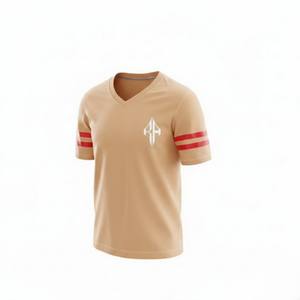 Camiseta de Fútbol Americano de Primera Calidad, 100% Poliéster, Cuello en V, Temporada de Verano, Color Sólido, Transpirable, de RIVIAN ATLANTIC - Product Image 5