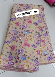 Premium Quality Crepe Position Print <b>Fabric</b> with Luxurious Smooth Texture and Elegant <b>Fabric</b> - Product Image 3