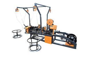 Machine de fabrication de fil barbelé à torsion inversée entièrement automatique, équipement de production de clôtures en fil métallique - Product Image 5