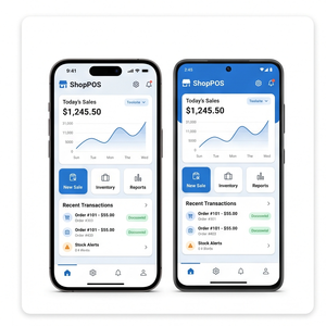 แอป Royalcraft POS Billing – จุดขายสินค้า, เครื่องมือสร้างใบแจ้งหนี้, การจัดการสินค้าคงคลัง และการออกใบกำกับภาษีมูลค่าเพิ่ม ios/android - Product Image 1