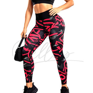 Leggings de sport pour femmes à taille haute, respirants, ajustés, de haute qualité, en spandex et nylon, pour la gym et le yoga - Product Image 2