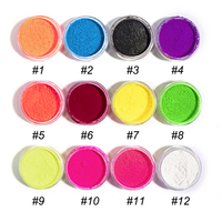 12 Farben Metallic Schimmer Neon Loser Lidschatten-Puder 5g Tierversuchsfrei Langanhaltend Private Label Kundenspezifisch Hochpigmentiert Dunkel Hell