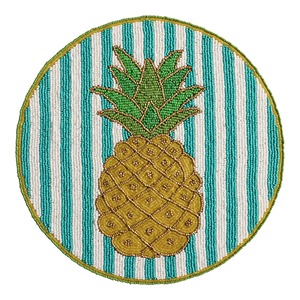 Colorful Handmade Beaded Fruit <b>Placemat</b> <b>Round</b> Dining Table Centerpiece Decorative Home Kitchen Decor Coastal <b>Placemats</b> - Product Image 4