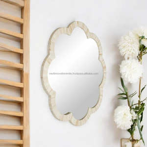 กรอบกระจกติดผนังแบบฝังรูปกระดูกหรูหราทันสมัยการออกแบบอาร์ตเดคโคที่สวยงามสำหรับทุกพื้นที่ - Product Image 1