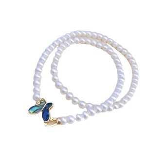 Collier de luxe haut de gamme pour femme, design géométrique éblouissant, nouveau collier de clavicule en zircon, style élégant en perles - Product Image 5