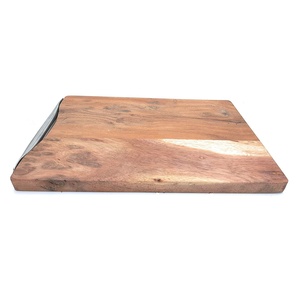 Design moderne Planche à découper pour fruits, légumes et pizza Planche à découper en bois d'acacia Finition en noyer Fournisseur et exportateur - Product Image 3