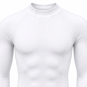 High Quality Anti-UV Protection Breathable Unisex Full Sleeve <b>Compression</b> Rashguard <b>Shirts</b> UPF 50 Polyester/Nylon 240g Fabric - Product Image 2