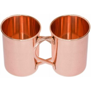 Mug en cuivre traditionnel pour boire, adapté au stockage de l'eau, à l'utilisation ayurvédique, aux boissons détox et à l'hydratation quotidienne - Product Image 3