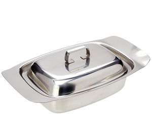 Boîte à beurre en acier inoxydable avec finition miroir et forme ronde, produit personnalisé sur mesure, boîte à beurre en acier inoxydable - Product Image 5