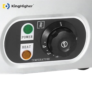 Kinghigher 1500W ชุดอุ่นอาหารหม้อคู่ไฟฟ้าเชิงพาณิชย์ชุดการแสดงฉนวนสำหรับโรงแรมร้านอาหารรวมถึง - Product Image 4