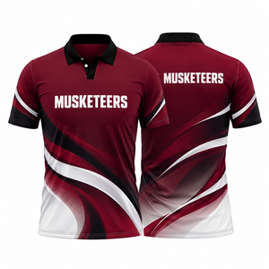 Nouveau design, maillots de cricket personnalisés imprimés, hauts de qualité supérieure, séchage rapide, vêtements d'équipe, entraînement, t-shirts de cricket légers - Product Image 1