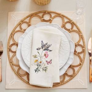 Set de table en rotin de style bohème écologique, réutilisable et non toxique, tissé à la main, épaisseur personnalisée 10 mm, vaisselle fabriquée au Vietnam - Product Image 3