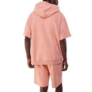 Conjunto de Sudadera con Capucha y Pantalones Cortos Unisex para Hombre, Transpirable, Resistente al Viento, Ropa Deportiva Informal de Alta Calidad, Estilo Urbano, Talla Grande, Manga Corta para Invierno - Product Image 2