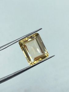 Pierre précieuse naturelle Citrine de qualité supérieure, taille baguette, qualité supérieure, 5,75 carats, 10x12 mm - Product Image 1